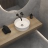 Раковина BERGES Ego SL накладная, ? 38 см, матовый белый
