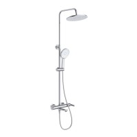 Душевая стойка со смесителем и изливом CEZARES LUX-CVD-01