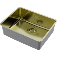 Кухонная мойка Omoikiri Omi 53-U/I Ultra-LG нерж. сталь/светлое золото