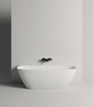 Ванна пристенная SOFIA WALL 170x80 покраска по RAL полностью S-Stone Матовое