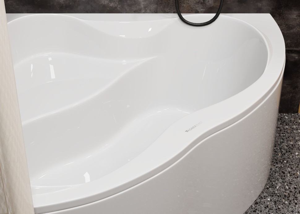 Акриловая ванна VAGNERPLAST IRIS 143x143