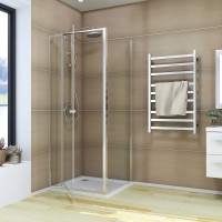 Душевой угол Veconi Rovigo RV-026, 900х1000х1950, хром, стекло прозрачное