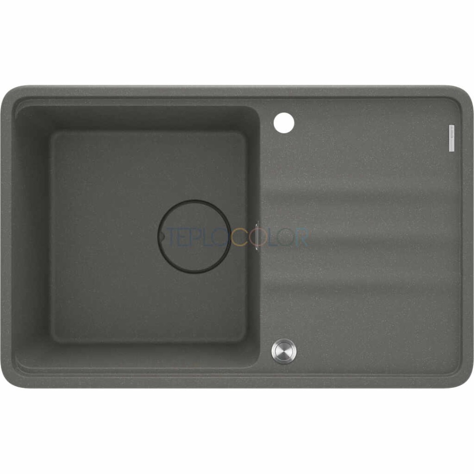 Гранитная мойка, 1-чаша с осушкой
