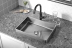 Раковина встраиваемая сверху ABBER Wasser Kreis AF2401SP сатин