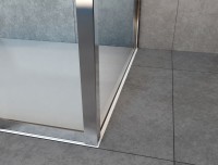 Душевой уголок Garda VSR-1G28018CH, 1800*800, хром, стекло шиншилла