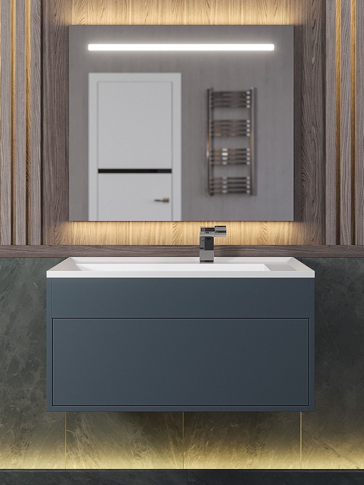 Раковина для ванной Uperwood Lotus Premium 80х50х13 см, белая матовая