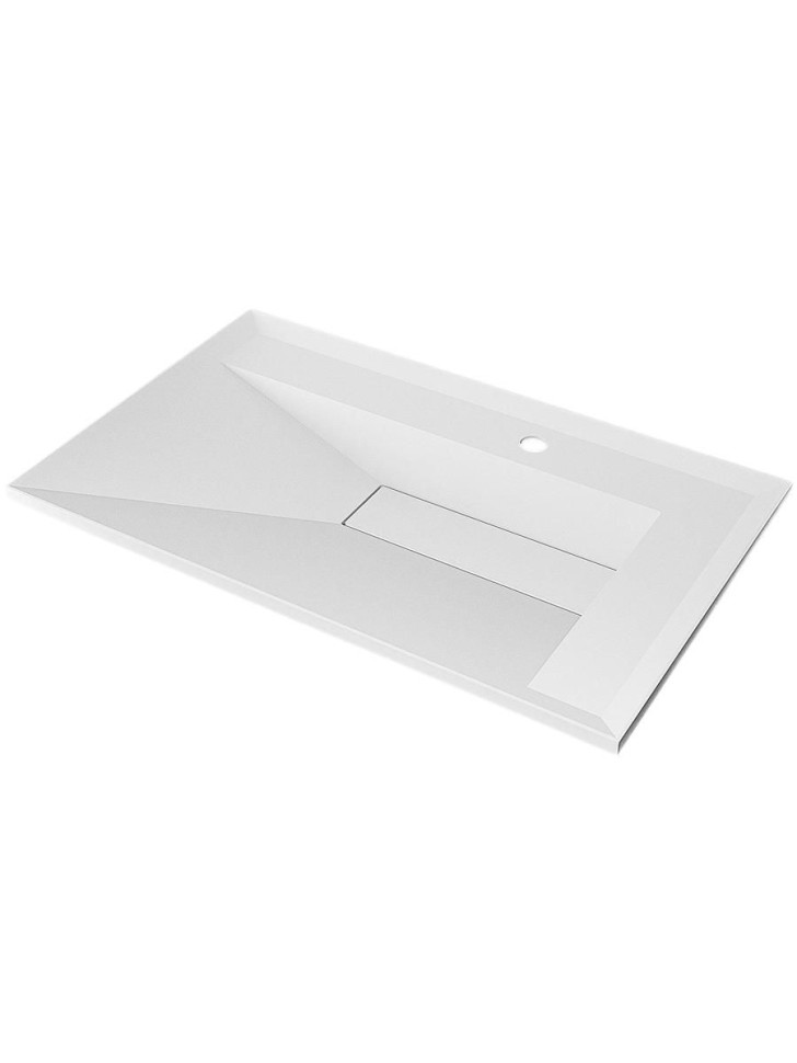 Раковина для ванной Uperwood Lotus Premium 80х50х13 см, белая матовая