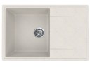 Кухонная мойка из искусственного камня Uperwood ECON UPD-507-001, прямоугольная, белая матовая