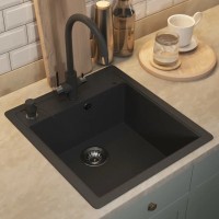 Дозатор для моющих средств Uperwood Quartz UPD-01-04-D, черный