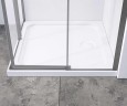 Душевой уголок Slim-N VSS-4SN8010CLGM, 1000*800, вороненая сталь, стекло прозрачное