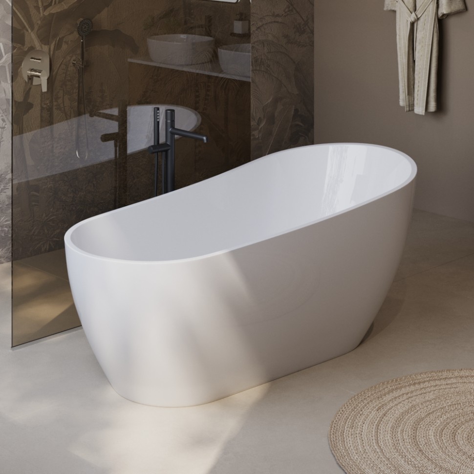 Акриловая ванна BELBAGNO BB704-1700-800-K