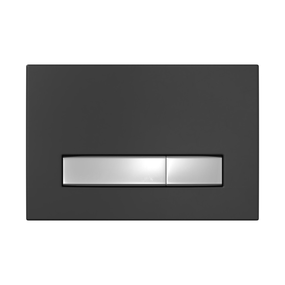 Инсталляция BERGES для скрытого монтажа унитаза АТОМ Line 410 кнопка черная Soft Touch/хром глянец