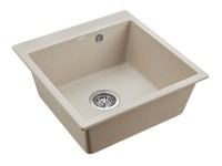 Мойка KANTE 50, IT-GRANIT, PM105152-BE, бежевый, 510х520, Paulmark
