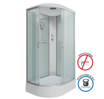 Душевая кабина Niagara Classic NG-33094-14R (100х90х215) средний поддон(26см),стекло матовое,4 места