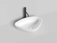 Раковина накладная GLORIA 06 560х390х165 S-Stone Матовое