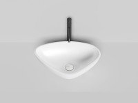 Раковина накладная GLORIA 06 560х390х165 S-Stone Матовое