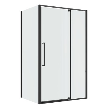 Душевое ограждение Niagara Nova NG-35-12AGR-A80GR-34 (120х80х195) прямоугольник,распашная,графит,стекло прозрачное,2 места