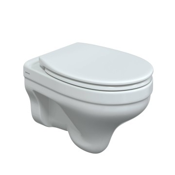 Унитаз BERGES подвесной ALBIT S Rimless 52 см, сиденье Optim SO, микролифт, быстросъем