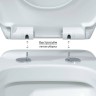 Унитаз BERGES подвесной  ALBIT S Rimless 52 см, сиденье Optim SO, микролифт, быстросъем