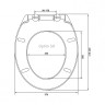 Унитаз BERGES подвесной  ALBIT S Rimless 52 см, сиденье Optim SO, микролифт, быстросъем