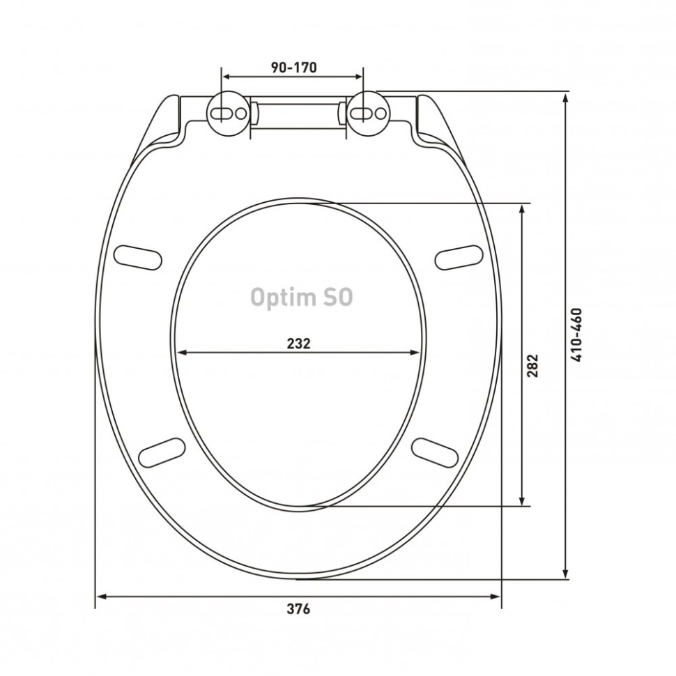 Унитаз BERGES подвесной  ALBIT S Rimless 52 см, сиденье Optim SO, микролифт, быстросъем