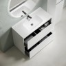 Тумба под раковину SANCOS Libra Floor напольная, 1190х450х840, c двумя ящиками оснащенными доводчиками, белый глянец , арт. LB120F-1W