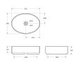 Накладная раковина BelBagno BB1049