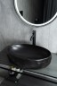 Раковина Gid Bm9030wx 53385 накладная черная матовая 60x40x15