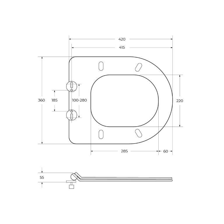 Крышка-сиденье BelBagno BB2111SC
