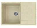 Кухонная мойка из искусственного камня Uperwood ECON UPD-507-002, прямоугольная, бежевая матовая