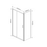 Душевой уголок Garda VSR-1G9015CLB, 1500*900, черный, стекло прозрачное