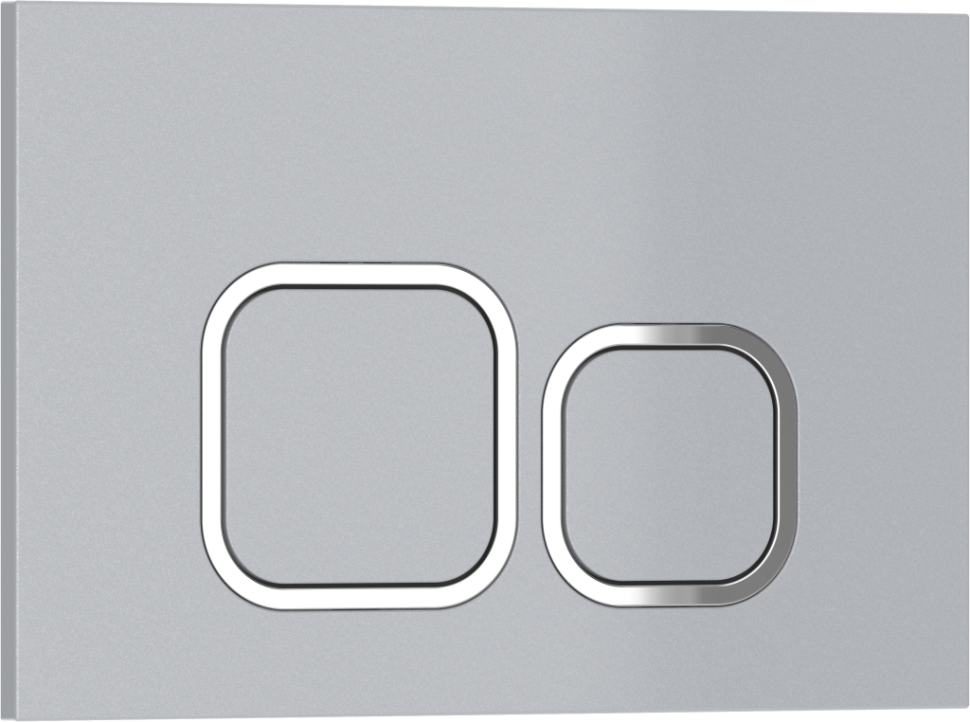 Комплект 2в1 IBERICA BLANCA инсталляция SILENCIO MINI, кнопка смыва ESTI-Q хром матовый (IB.001M.834)