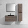 База под раковину Luka 1000 подвесная, 2 выкатных ящика soft-close, R.Oak