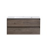 База под раковину Luka 1000 подвесная, 2 выкатных ящика soft-close, R.Oak
