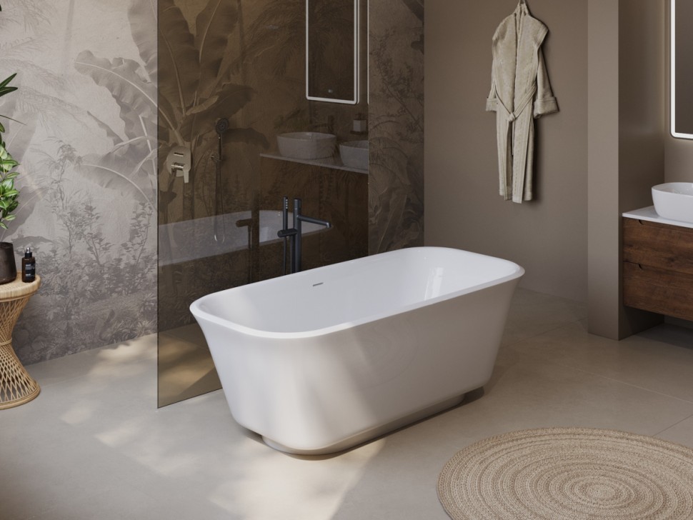 Акриловая ванна BELBAGNO DUE BB702-1700-800-K