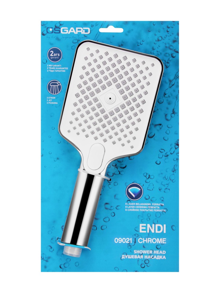 Душевая насадка 3 режима, хром OSGARD ENDI 9021