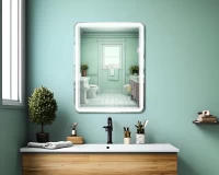 Зеркало LED OTTIMO Malta New 600x700 c сенсорным выключателем и диммером