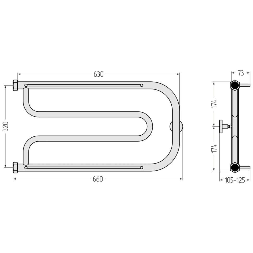 Гусли 2 полки+ 320х650