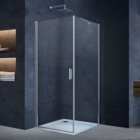 Душевой уголок Alpha VSR-3ALP9095CL, 950*900, хром, стекло прозрачное