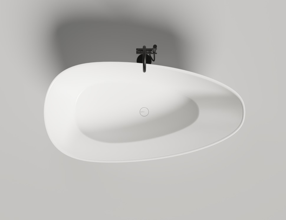 Ванна отдельностоящая PAOLA 160x80 покраска по RAL полностью S-Stone Матовое