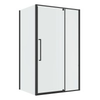 Душевое ограждение Niagara Nova NG-35-12AGR-A90GR-34 (120х90х195) прямоугольник,распашная,графит,стекло прозрачное,2 места