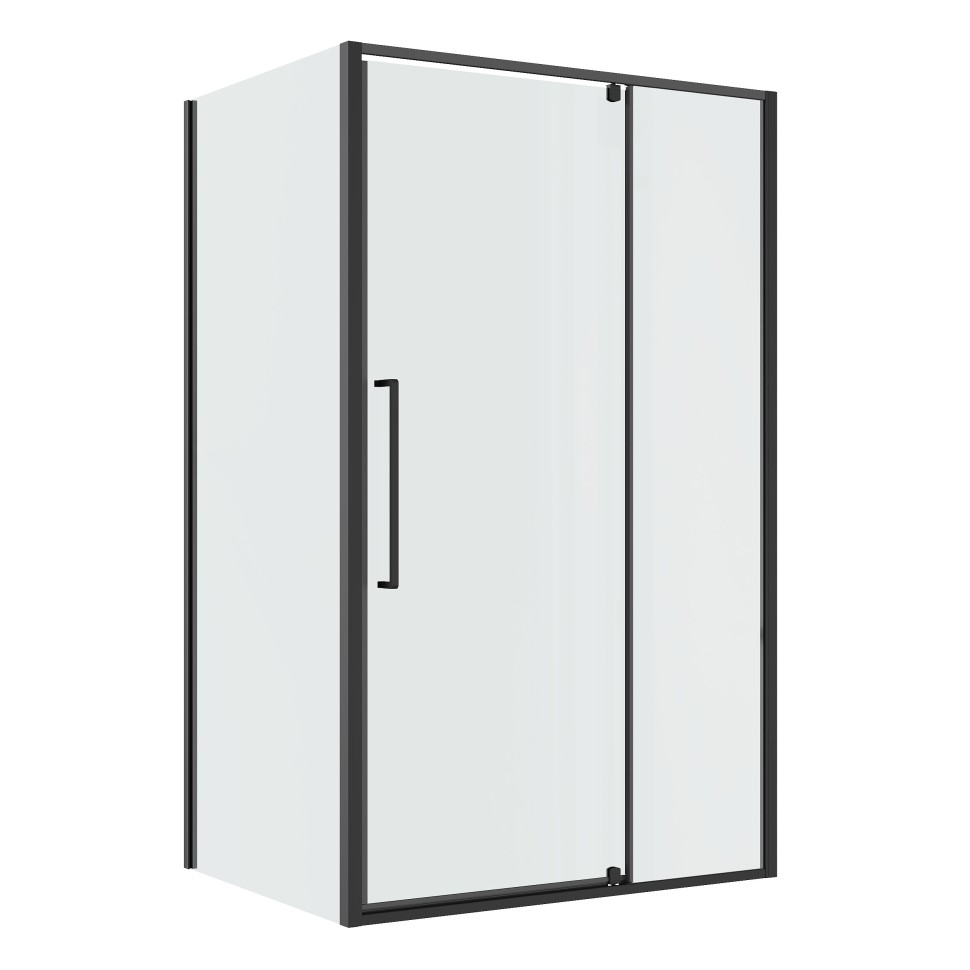 Душевое ограждение Niagara Nova NG-35-12AGR-A90GR-34 (120х90х195) прямоугольник,распашная,графит,стекло прозрачное,2 места