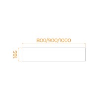 Экран для поддона RGW NB/STYLE боковой (1000)