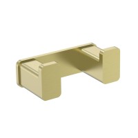 AQM7302BG Tivoli Крючок двойной латунный, золото шлифованное