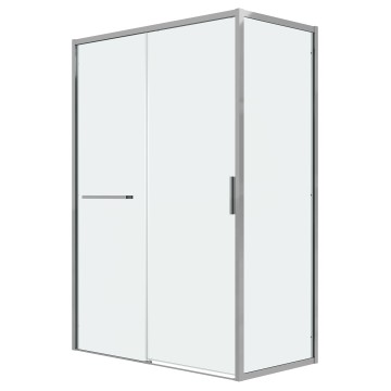 Боковая стенка Grossman Style 200.K33.05.80.10.00 (80х195) хром,стекло прозрачное, 1 место