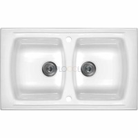 Керамическая мойка, 2-чаши