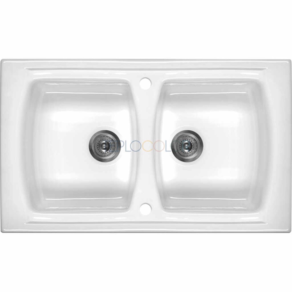 Керамическая мойка, 2-чаши