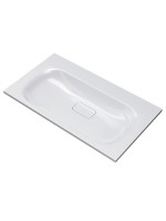 Раковина для ванной Uperwood Sunrise 80 см, белая глянцевая без отверстия под смеситель