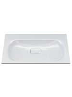 Раковина для ванной Uperwood Sunrise 80 см, белая глянцевая без отверстия под смеситель