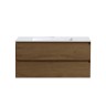 База под раковину Luka 1000 подвесная, 2 выкатных ящика soft-close, T.Oak
